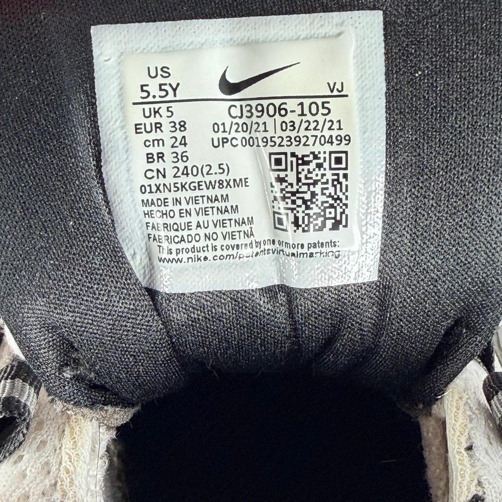 Nike Air Max 95 Recraft Shoes GS Size 5.5Y Gray Black Red Sneaker CJ3906-105 - Picture 13 of 15